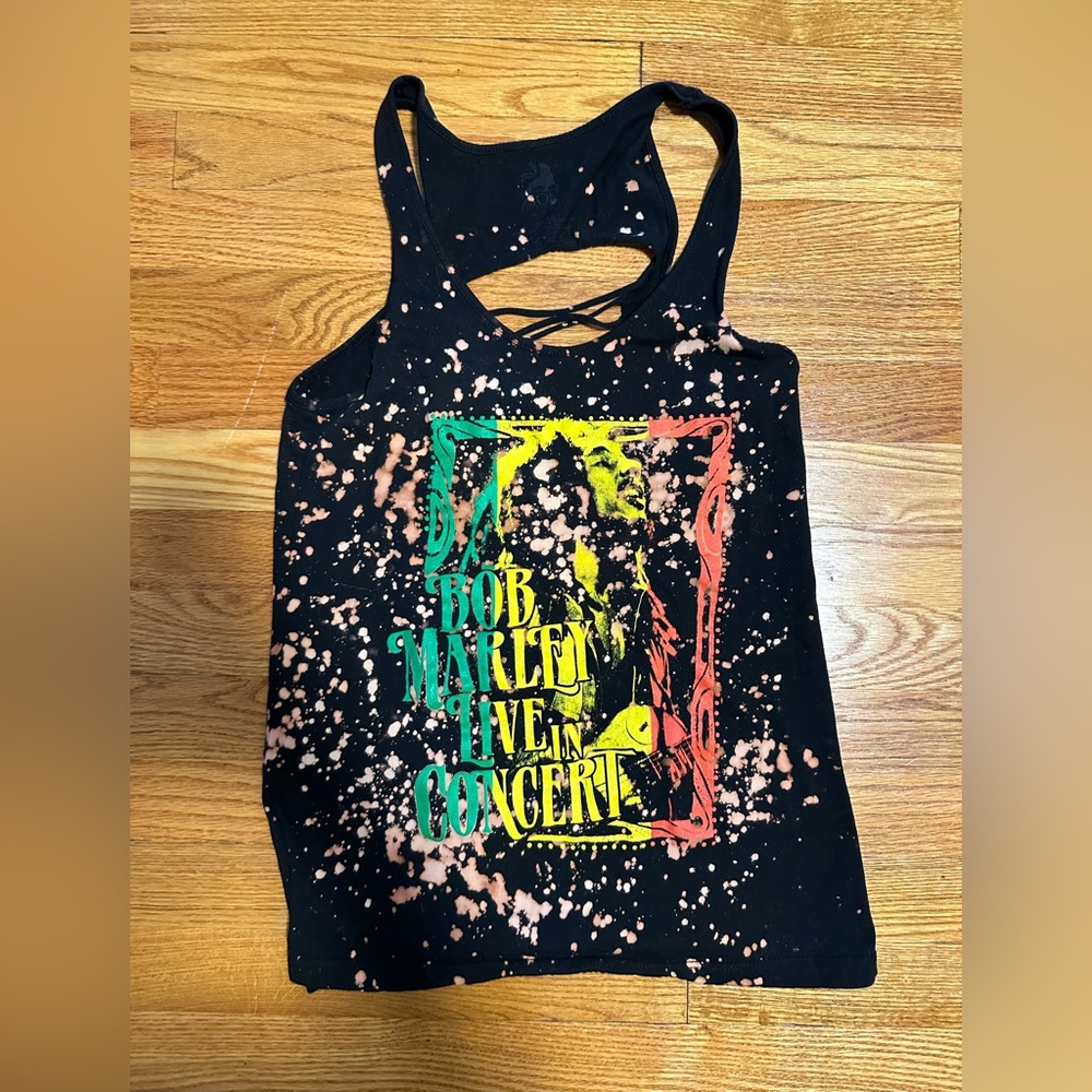 Bob Marley Distressed Tank Top